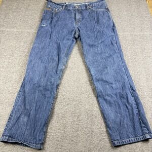 Bilt Iron Workers Jeans Mens 42x31 Blue Denim Lined Reinforced Motorcycle 0398